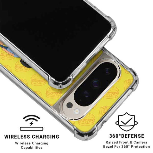 Bobs Burgers Family Portrait Google Pixel 9/9 Pro Clear Case